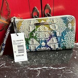 Brahmin Corie Wallet Spellbound Ombre Melbourne Leather Wristlet